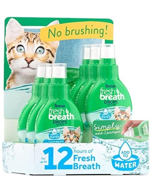 TropiClean Fresh Breath Drops for Dogs Display 1ea/6 Piece