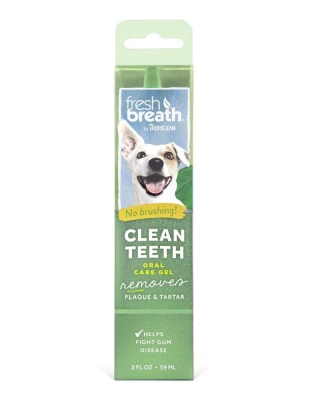 TropiClean Fresh Breath Oral Care Gel for Dogs 1ea/2 oz