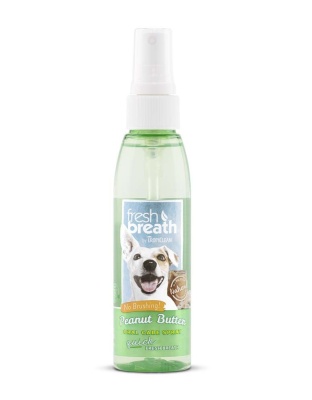 TropiClean Fresh Breath Peanut Butter Oral Care Spray for Dogs 1ea/4 oz