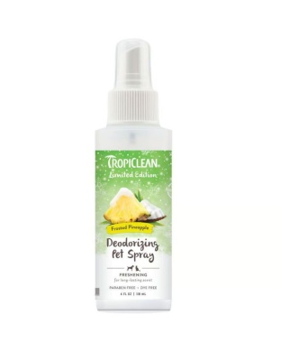 TropiClean Limited Edition Deodorizing Pet Spray Frosted Pineapple, 1ea/4 oz