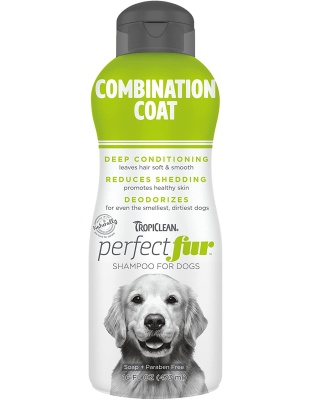 TropiClean PerfectFur Combination Coat Shampoo for Dogs 1ea/16 oz