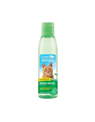 TropiClean Fresh Breath Dental Health Solution for Cats 1ea/8oz.