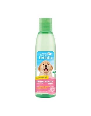 TropiClean Fresh Breath Dental Health Solutions for Puppies 1ea/8oz.