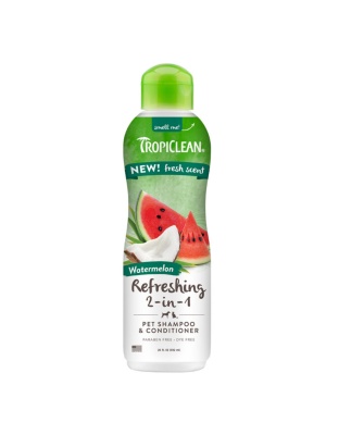 TropiClean Refreshing 2-in-1 Pet Shampoo and Conditioner Watermelon, 1ea/20oz.