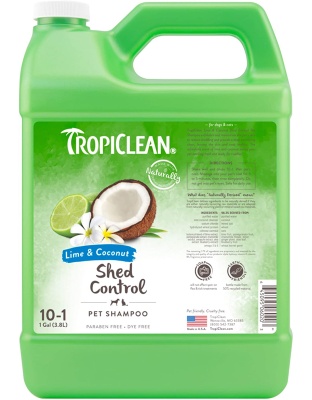 TropiClean Lime & Coconut Shed Control Shampoo for Pets 1ea/1 gal