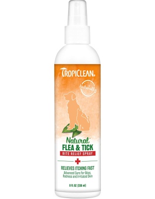 TropiClean Natural Flea & Tick Bite Relief Spray 1ea/8 fl oz
