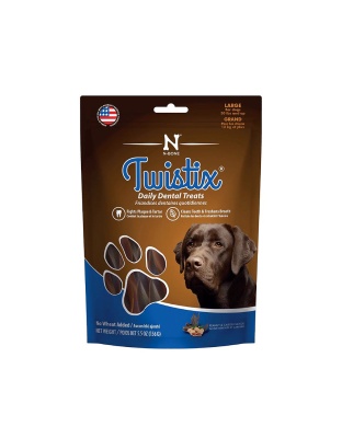 Twistix Wheat Free Dental Dog Treats Peanut & Carob 1ea/5.5 oz, LG