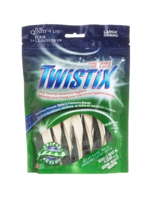 Twistix Wheat Free Dental Dog Treats Vanilla Mint 1ea/5.5 oz, LG