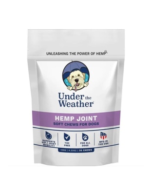 Under The Weather Hemp Joint Soft Chew For Dogs 30count