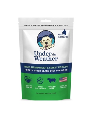Under The Weather Bland Diet For Dogs Hamburger/Rice/Sweet Potato  6oz.