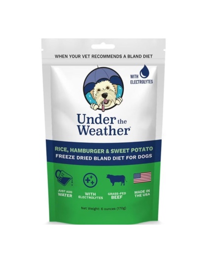 Under The Weather Bland Diet For Dogs Hamburger/Rice/Sweet Potato  6oz.