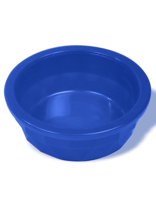Van Ness Plastics Heavyweight Crock Dish Translucent Blue 1ea/20 oz, MD