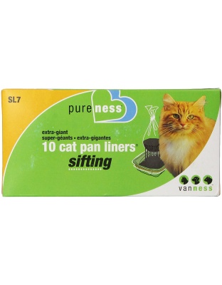 Van Ness Plastics Sifting Cat Pan Liner 1ea/10 ct, Extra-Giant