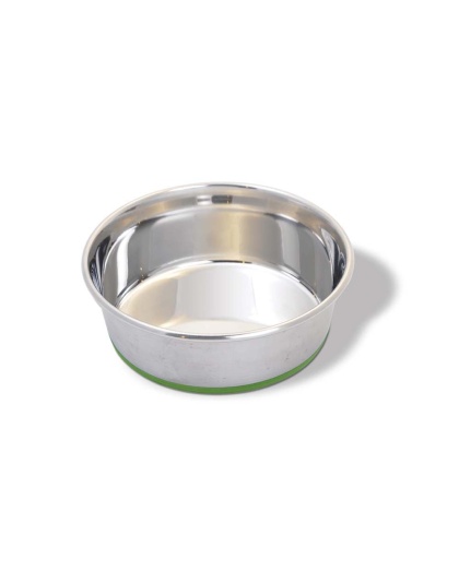 Van Ness Plastics Heavyweight Stainless Steel Dish Silver 1ea/MD