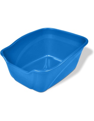 Van Ness Plastics Cat Litter Pan Blue  Large (Case of 12)