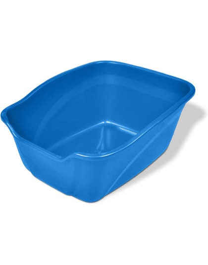 Van Ness Plastics Cat Litter Pan Blue  Large (Case of 12)
