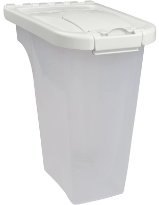 Van Ness Plastics Pet Food Container/Dispenser White|Clear 1ea/4 lb