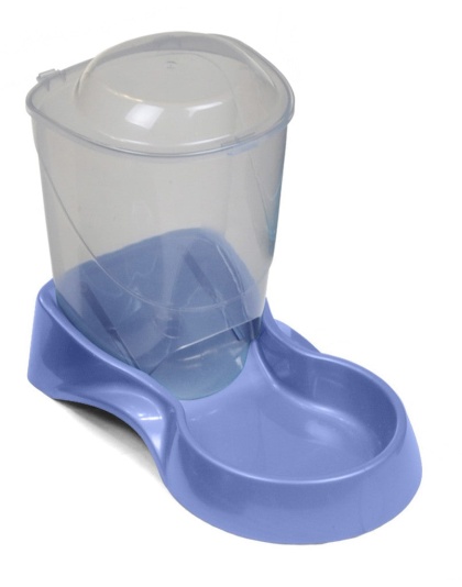 Van Ness Plastics Auto Pet Feeder Blue/Clear 1ea/SM, 3 lb