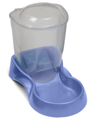 Van Ness Plastics Auto Pet Feeder Blue/Clear 1ea/XS, 1.5 lb