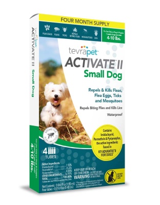 Vetality Activate II Flea & Tick For Dogs 1ea/0.064 fl oz, 4 ct