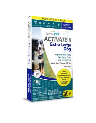 Vetality Activate II Flea & Tick For Dogs 1ea/0.648 fl oz, 4 ct