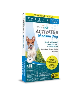 Vetality Activate Ii Flea & Tick For Dogs 0.164 fl. oz. 4 Count