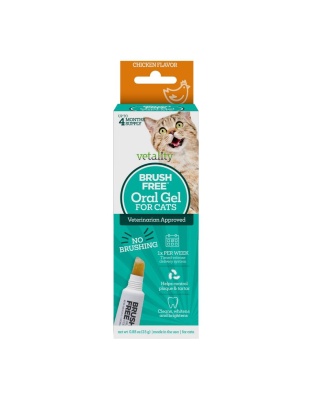 Vetality Brush-Free Oral Gel for Cats 1ea/25 g
