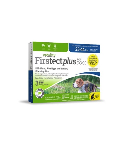 Vetality Firstect Plus Flea & Tick for Dogs 1ea/23-44 lb, 3 ct
