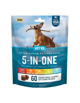 Vetiq 5-In-One Multi-Benefit Soft Chew Hickory Smoke 60count