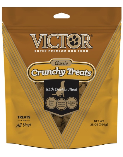 Victor Super Premium Dog Food Classic Crunchy Dog Treats Chicken Meal 1ea/28 oz