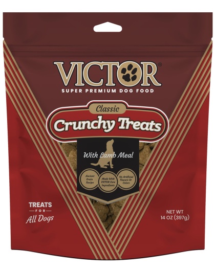 Victor Super Premium Dog Food Classic Crunchy Dog Treats Lamb Meal 1ea/14 oz
