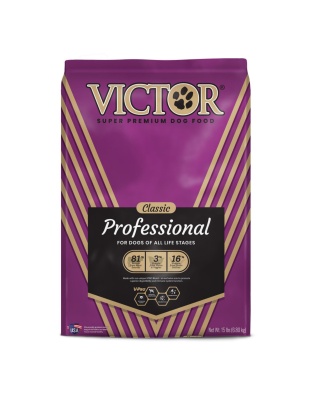 Victor Super Premium Dog Food Classic Professional Dry Dog Food Beef, 1ea/15 lb
