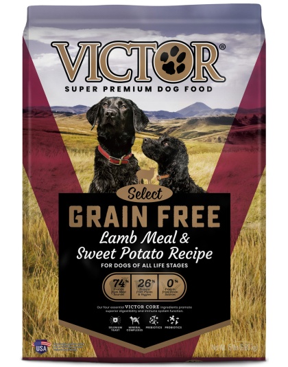 Victor Super Premium Dog Food Select Grain Free Dry Dog Food Lamb Meal 1ea/15 lb