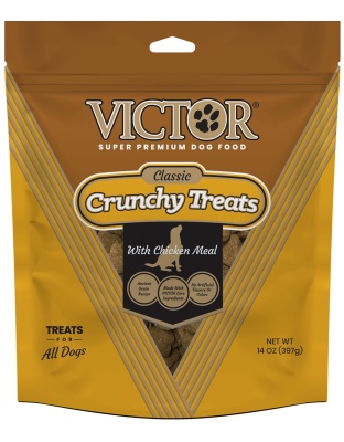Victor Super Premium Dog Food Classic Crunchy Dog Treats Chicken Meal 1ea/14 oz