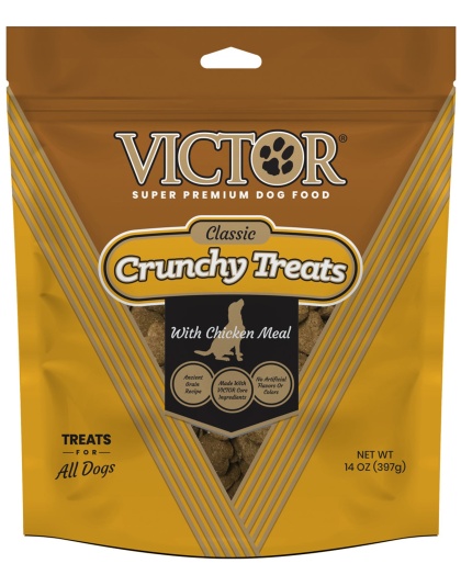 Victor Super Premium Dog Food Classic Crunchy Dog Treats Chicken Meal 1ea/14 oz