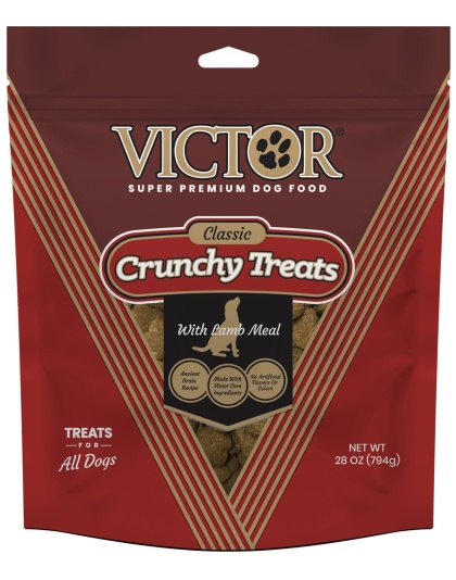 Victor Super Premium Dog Food Classic Crunchy Dog Treats Lamb Meal 1ea/28 oz