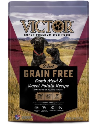 Victor Super Premium Dog Food Select Grain Free Dry Dog Food Lamb Meal 1ea/5 lb