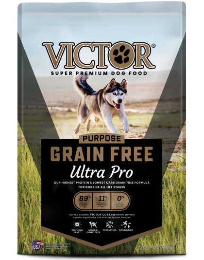 Victor Super Premium Dog Food Purpose Grain Free Ultra Pro Dry Dog Food Beef & Chicken 1ea/5 lb