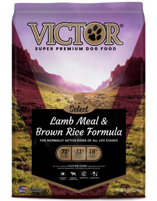 Victor Super Premium Dog Food Select Dry Dog Food Lamb Meal & Brown Rice 1ea/15 lb