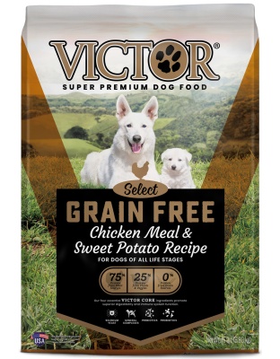 Victor Super Premium Dog Food Select Grain Free Dry Dog Food Chicken 1ea/15 lb