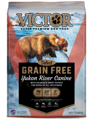 Victor Super Premium Dog Food Select Grain Free Dry Dog Food Yukon River 1ea/15 lb