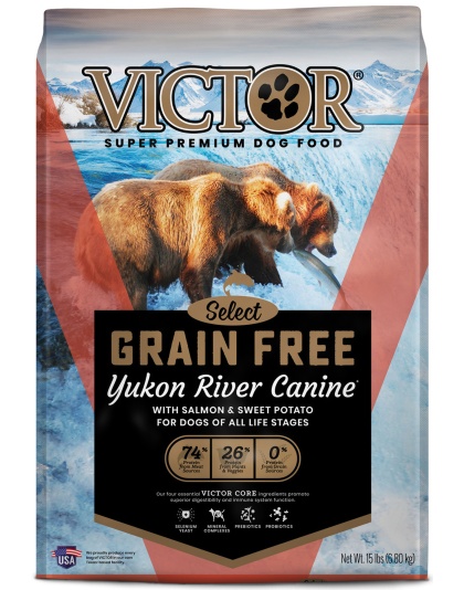 Victor Super Premium Dog Food Select Grain Free Dry Dog Food Yukon River 1ea/15 lb