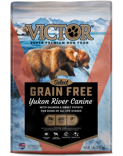 Victor Super Premium Dog Food Select Grain Free Dry Dog Food Yukon River 1ea/5 lb