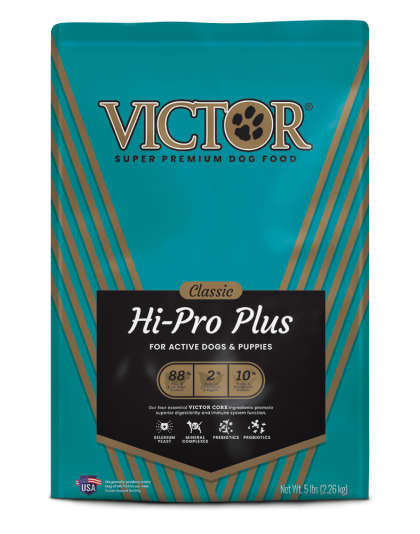 Victor Super Premium Dog Food Classic Hi-Pro Plus Dry Dog Food Beef 1ea/5 lb