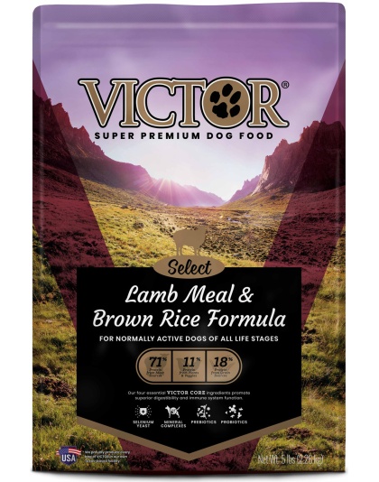 Victor Super Premium Dog Food Select Dry Dog Food Lamb Meal & Brown Rice 1ea/5 lb