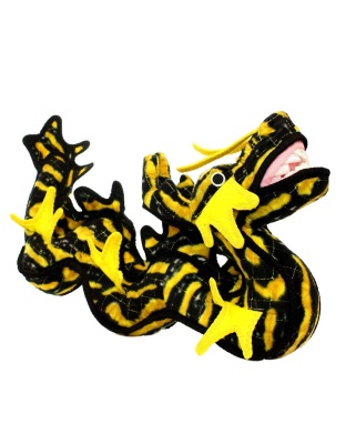 Tuffy Dragon Durable Dog Toy Yellow 1ea/21 in
