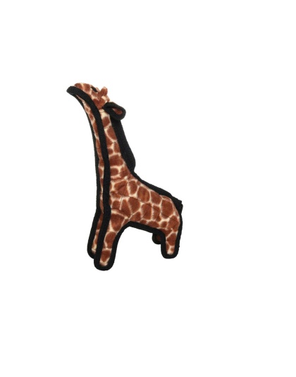 Tuffy Jr Zoo Giraffe Durable Dog Toy Brown 1ea/11 in