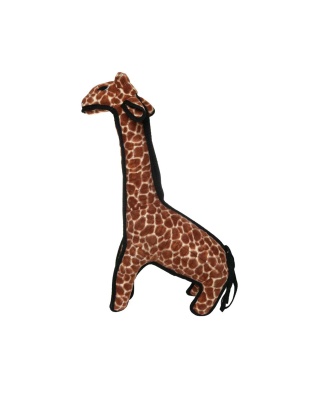 Tuffy Zoo Giraffe Durable Dog Toy Brown 1ea/23 in