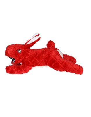 Mighty Angry Animals Rabbit Durable Dog Toy Red 1ea/12 in