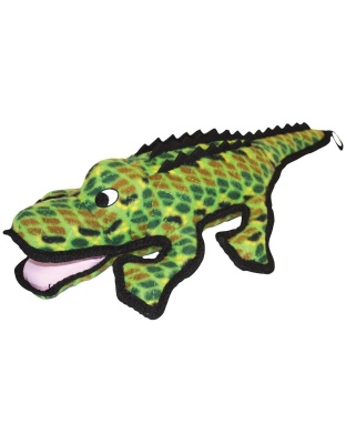 Tuffy Ocean Creature Alligator Durable Dog Toy Green 1ea/18 in